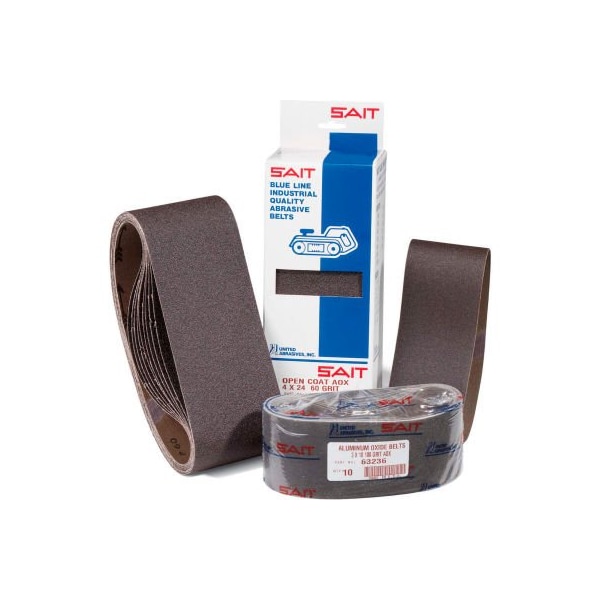 United Abrasives/Sait United Abrasives - Sait Sanding Belt 1A-X 6" x 48" 40 Grit Aluminum Oxide 61025 - main